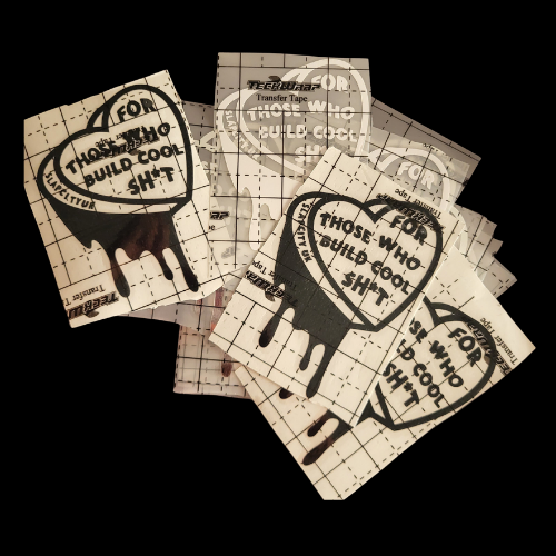Quote Drip Heart vinyl decal