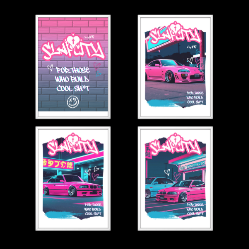 Neon Print Set
