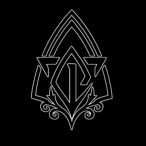 THECXLT badge outline vinyl decal in black