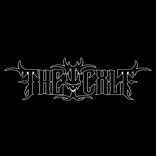 CXLT gothic outline banner decal in black