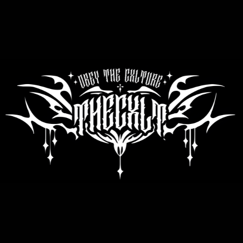 OBEY THE CXLT banner decal in black