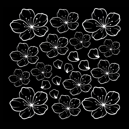 Blossom Filler Sheet vinyl decal