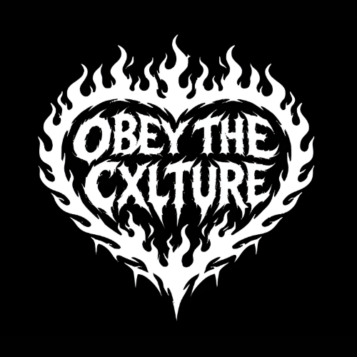 CXLTURE HEART vinyl sticker in black