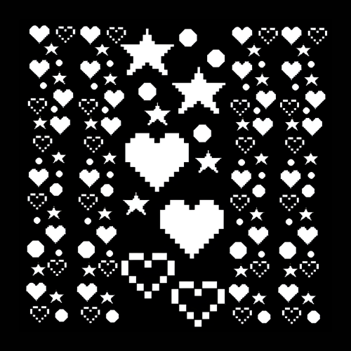 Pixel Filler Sheet vinyl decal